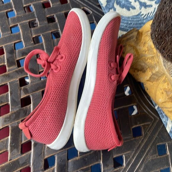 Allbirds Tree Womens Coral Orange Mesh Low Top Running Shoes 0520 RM1 Size 6 - Picture 7 of 10